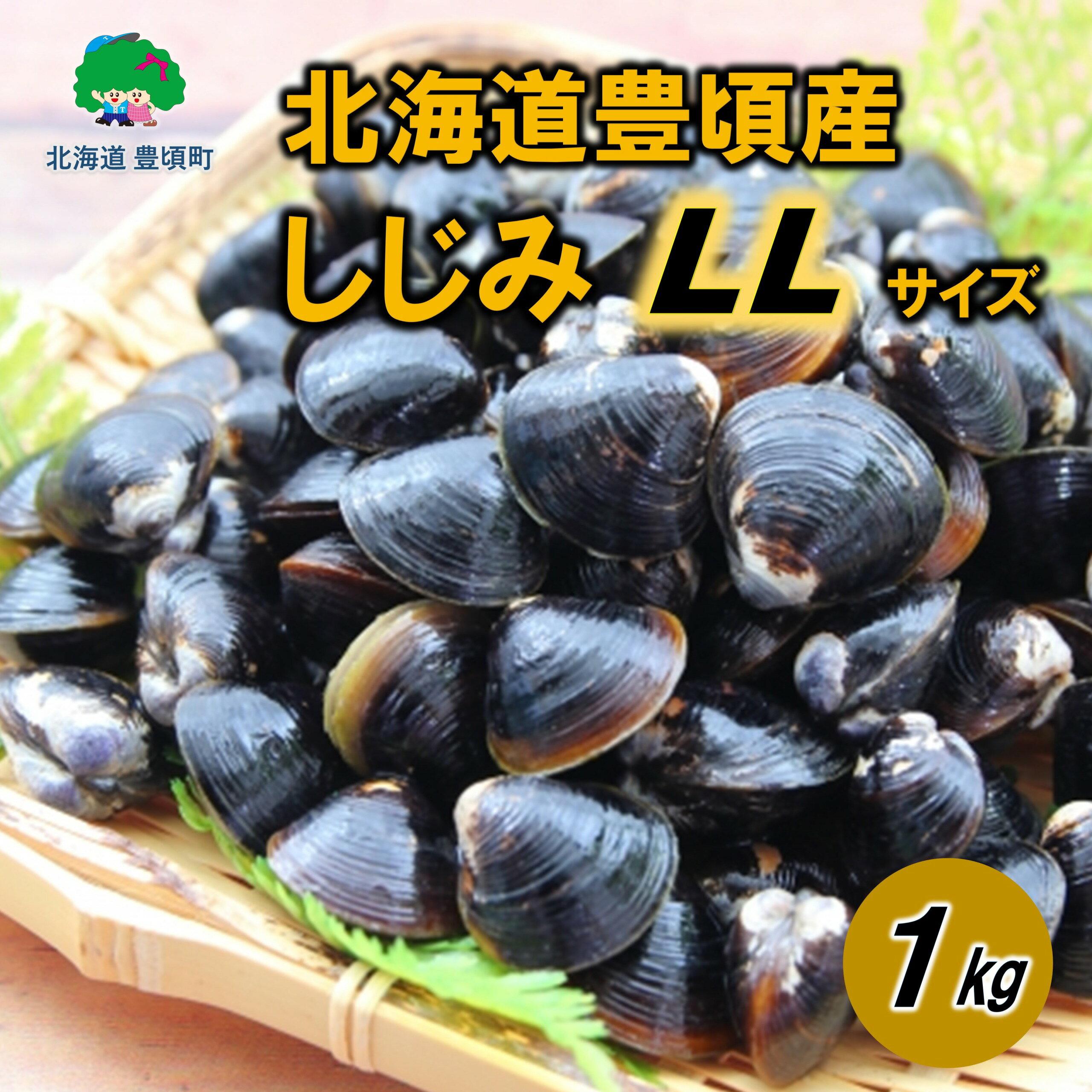 【ふるさと納税】北海道豊頃産しじみLL サイズ 1kg［北海山］[5891-0590] 北海道 十勝 豊頃町 特産 産地直送 数量限定 送料無料 海の幸