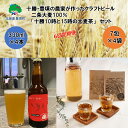 【ふるさと納税】 十勝 ・ 豊頃 の農家が作った クラフトビール 330ml×4本・ 二条大麦 100%「 十勝10時と15時の大麦茶 」7包×4袋セット【6回...