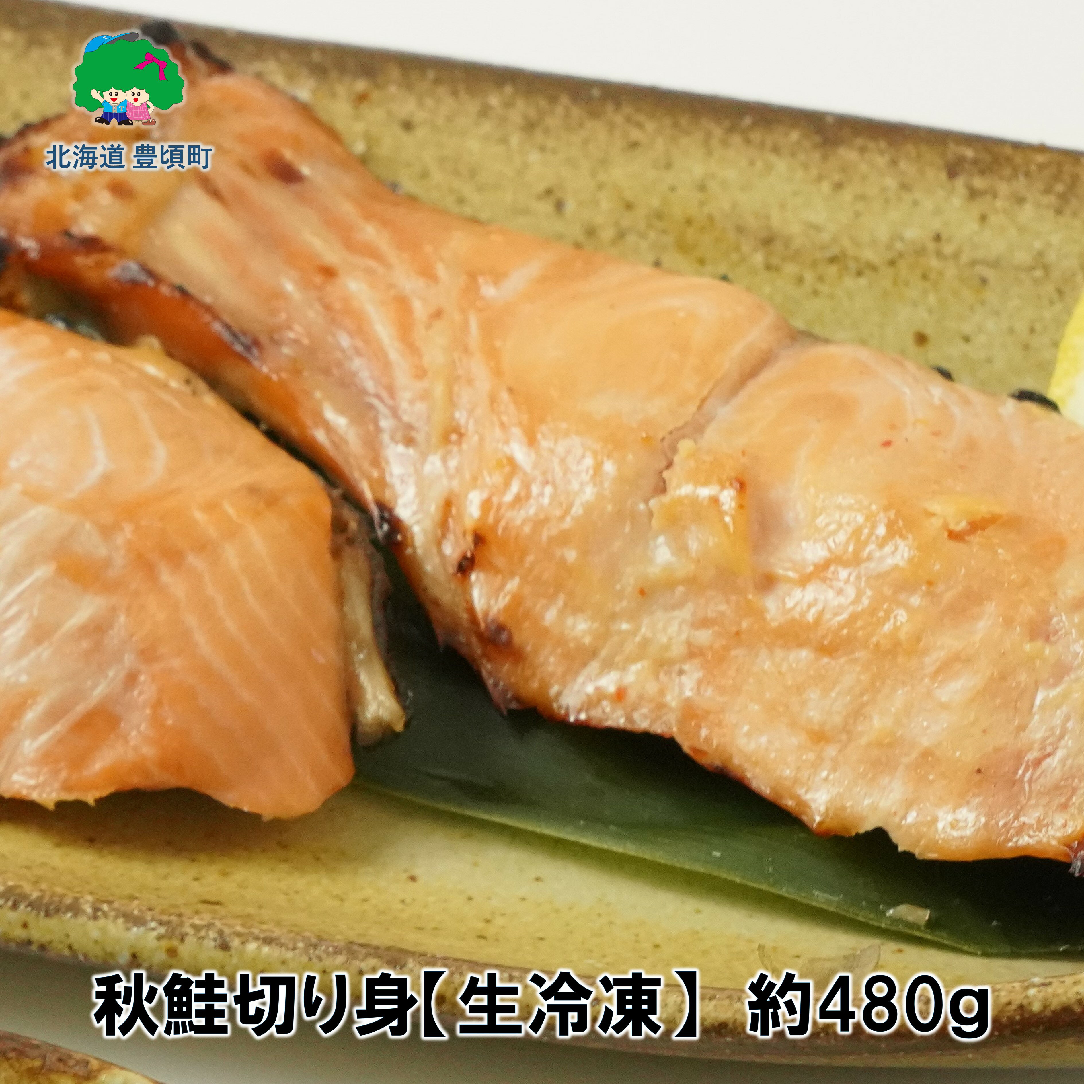 北海道豊頃町大津産 秋鮭 切り身 約480g(240g×2パック) 生冷凍 [松村商店]" 北海道 十勝 豊頃町 " 特産 数量限定 送料無料 大津港 鮭 味覚 海の幸