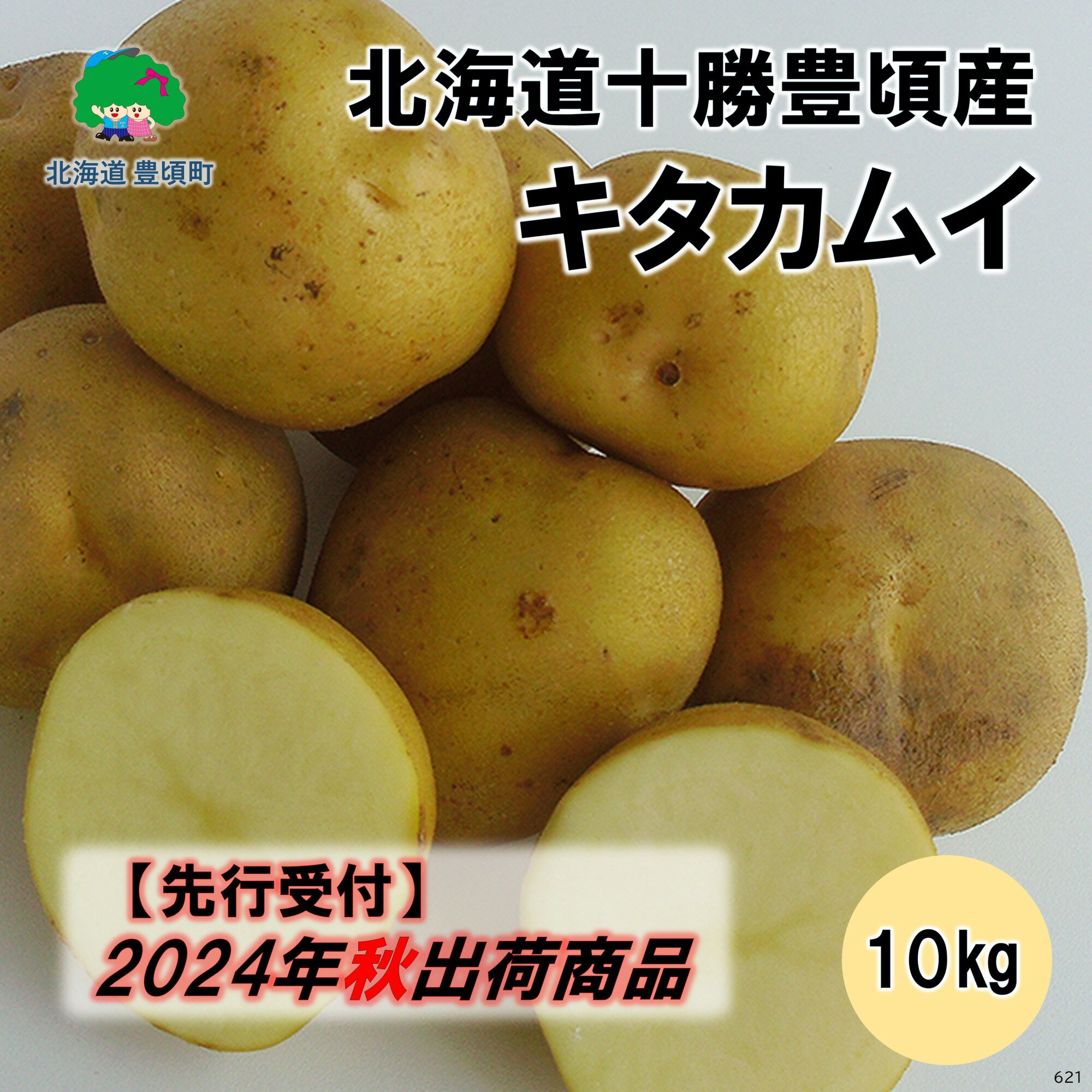 【ふるさと納税】【 2024年 秋出荷 （先行予約商品）】北海道十勝豊頃産 キタカムイ 約10kg［安田農場］ 北海道 十勝 豊頃町 先行予約 予約 特産 農家直送 数量限定 送料無料 じゃがいも ジャガイモ いも 芋 北カムイ カムイ ホクホク ほくほく 甘い 野菜