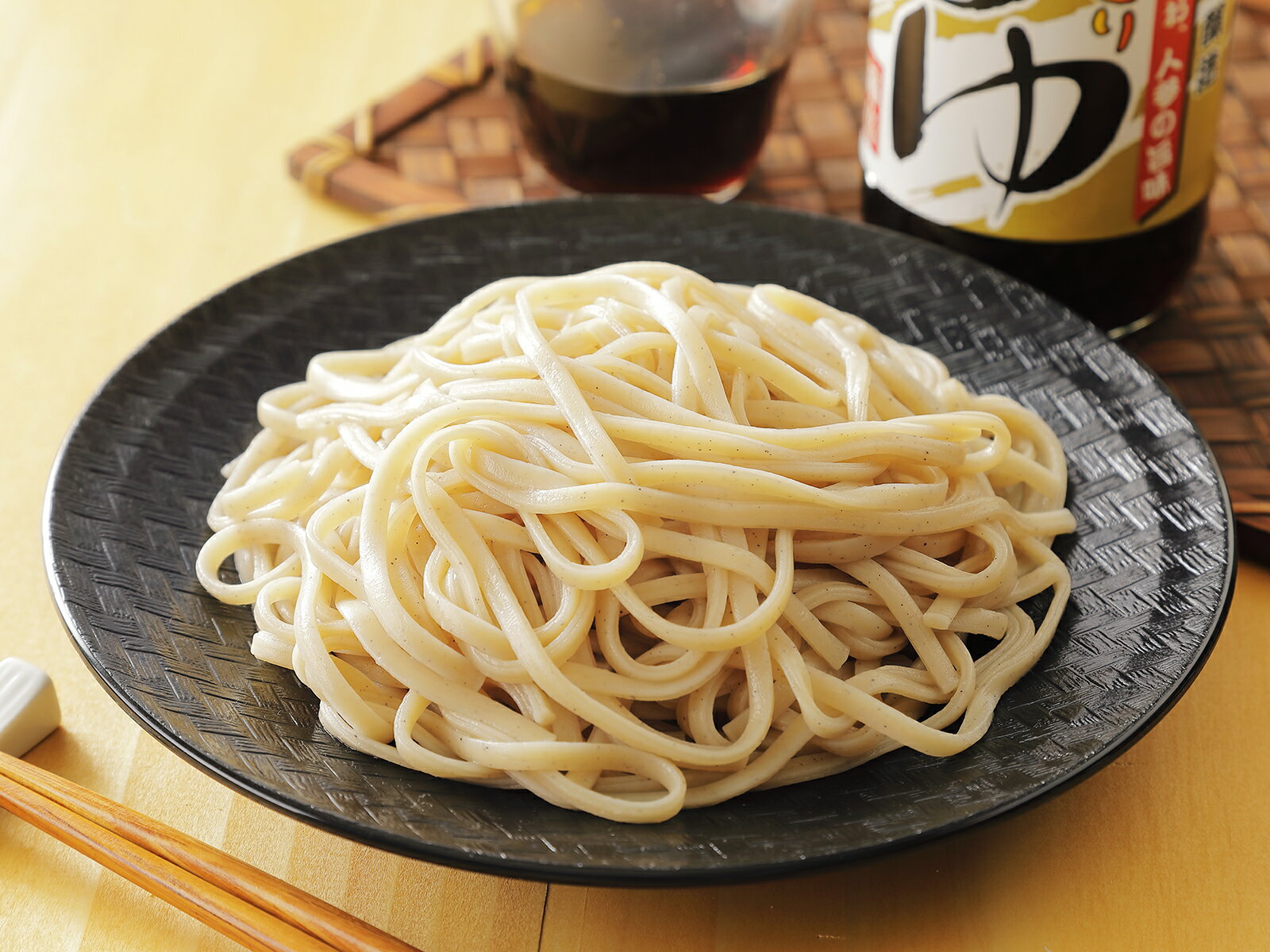 【ふるさと納税】北海道十勝「ほんべつ黒豆うどん」200g×10袋 めんつゆ付き