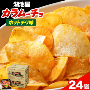 【ふるさと納税】本別産原料使用!コイケヤ カラムーチョチップスホットチリ味 24袋 本別町観光協会 《60日以内に出荷予定(土日祝除く)》北海道 本別町 ポテト ポテトチップス 菓子 スナック スナック菓子 ホットチリ 送料無料