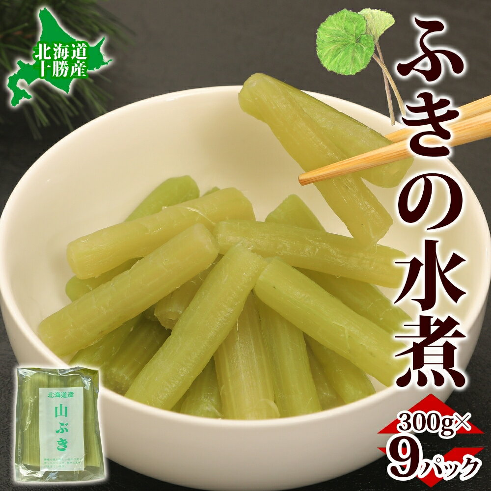 16位! 口コミ数「0件」評価「0」北海道産　ふきの水煮300g×9パック　【野菜・きのこ】