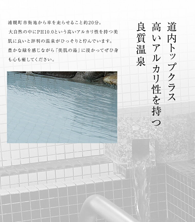 【ふるさと納税】うらほろ留真温泉　入浴回数券（12回分） 北海道浦幌町 十勝