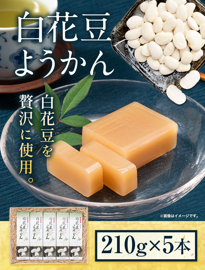 【ふるさと納税】白花豆ようかん 浦幌町農業協同組合 《60日以内に出荷予定》北海道 十勝 浦幌町 ようかん 白花豆 豆