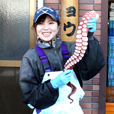 【ふるさと納税】昆布森産【特大】大タコ足(約1.0kg〜約1.5kg)×2本　浜ゆで＆急速冷凍