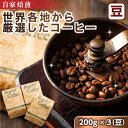 【ふるさと納税】ベンデドール 自家焙煎 珈琲豆 店主おまかせ プレミアム コーヒーセット 200g×3個 【豆】|珈琲豆 コーヒー豆 ワンストップ特例制度 オン...