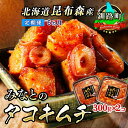 【ふるさと納税】【定期便6ヶ月】みなとのタコキムチ<北海道釧路町 昆布森産タコ使用>300g×2コ【 海鮮 蛸 北海道 釧路町 】 ワンストップ特例制度 オンラ...