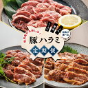 【ふるさと納税】 豚ハラミ定期便 【3種】 (味なし・みそ味・味付け) 1.0kg 北海道産 豚肉 小分け 真空パック (500g×2) 冷凍 楽天限定 豚肉 北海道 釧路町 釧路超 特産品 br04