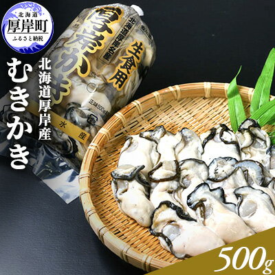 22位! 口コミ数「1件」評価「5」北海道厚岸産 むきかき 500g　【魚貝類・生牡蠣・かき・牡蠣・カキ・500g・むき牡蠣】