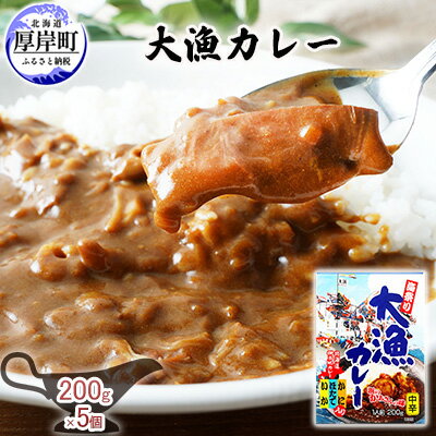 【ふるさと納税】大漁カレー 200g×5個 (合計1kg入)