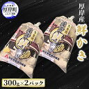 【ふるさと納税】12月21日入金年内配送 厚岸産 鮮かき 300g×2パック (合計600g) 剥き牡蠣 カキ 魚貝類 生牡蠣 海鮮 海の幸 海のミルク オイス...