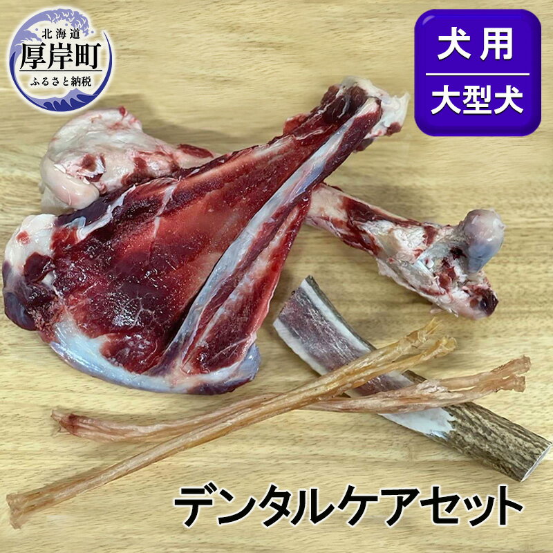 10位! 口コミ数「0件」評価「0」犬用 デンタルケアセット 大型犬　【鹿肉】