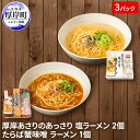 【ふるさと納税】厚岸あさりのあっさり 塩ラーメン 2個 たらば蟹味噌 ラーメン 1個 麺類 ラーメンセット ラーメン食べ比べ 食べ比べ ランチ 夕飯 夜食 グルメ