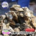 【ふるさと納税】北海道 厚岸町 春の桜 牡蠣まつりBBQセット （4から6人程度）　【厚岸町】　お届け：2024年5月10日頃まで