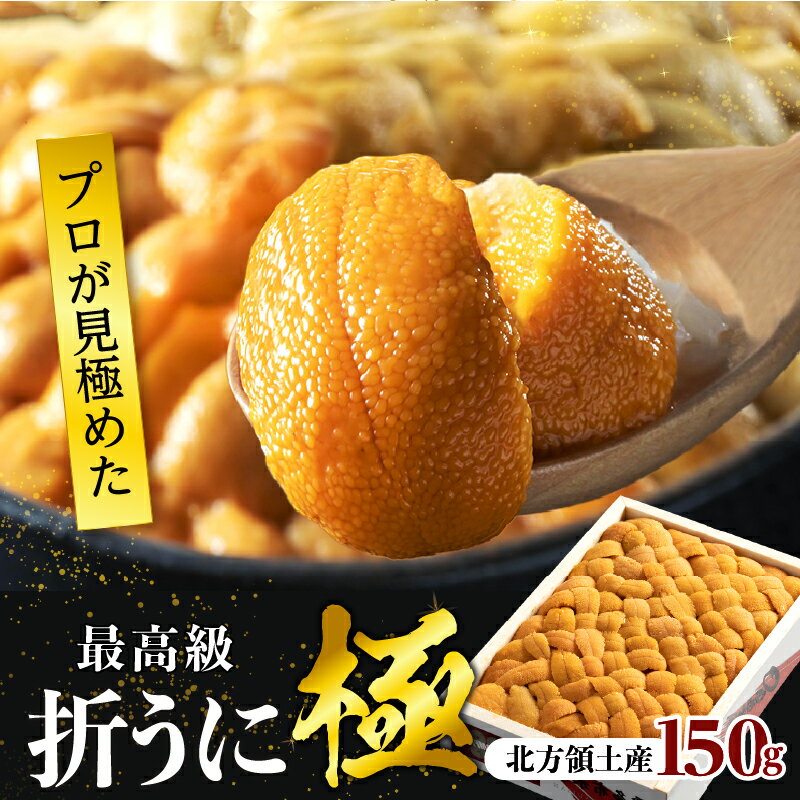 【ふるさと納税】プロ厳選 最高級 折うに 極 150g バフ