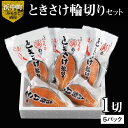 54位! 口コミ数「1件」評価「3」ときさけ 輪切り 1切 約100g × 5パック 小分け 切り身 真空 グルメ 食品 海鮮 魚介類 海の幸 海産物 ご飯のお供 お弁当 おか･･･ 