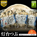 【ふるさと納税】【定期便 3回 2か月おき】 ツブ貝 灯台つぶ 300g × 3パック 合計9パック 国産 新鮮 へた処理済 ボイル 灯台つぶ貝 むき身 海鮮 炊き込みご飯 北海道 浜中町 お取り寄せ グルメ 海産物 魚介類 貝 冷凍 真空パック 送料無料