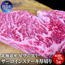 【ふるさと納税】北海道産 星空の黒牛 サーロイン ステーキ 厚切り 約280～320g 1枚 【お肉 牛肉 ステーキ サーロイン サーロインステーキ厚切り】