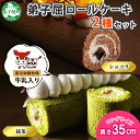 【ふるさと納税】1487. 弟子屈ロールケーキ 2種 セット ショコラ 抹茶 ロングサイズ フリーカット 業務用 ケーキ パーティー スイーツ デザート チョコ お取り寄せ グルメ プレゼント 冷凍 ギフト gift 北海道 弟子屈町 9000円