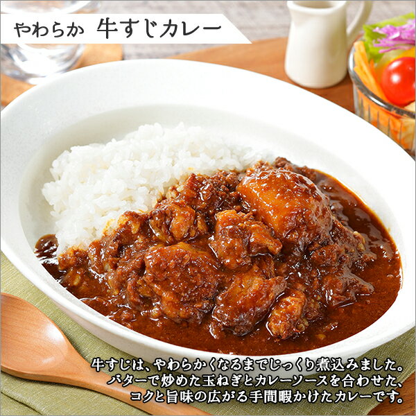 【ふるさと納税】778.牛すじカレー 5個 中辛 じゃがいも 牛 牛肉 肉 業務用 レトルトカレー 保存食 備蓄 まとめ買い 10000円 北海道 弟子屈町