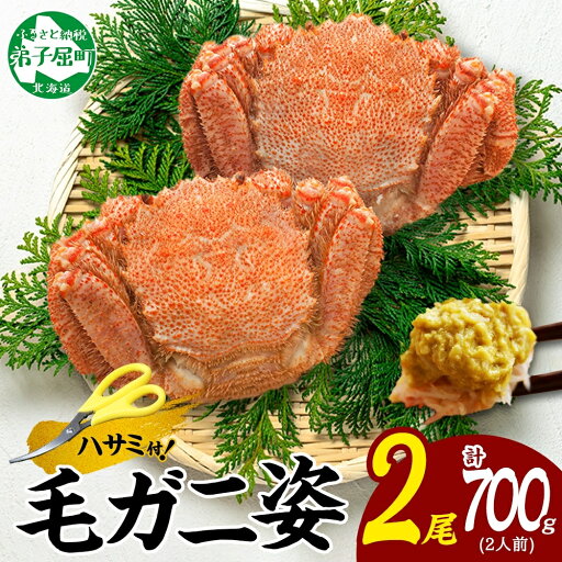 【ふるさと納税】3334. カニ 蟹 毛蟹 2尾 計700g前後 食べ方ガイド・専用ハサミ付 カニ かに 蟹 海鮮 ボイル キャンプ飯 バーベキュー BBQ 送料無料 北海道 弟子屈町 【ふるさと納税】3334. カニ 蟹 毛蟹 2尾 計700g前後 食べ方ガイド・専用ハサミ付 カニ かに 蟹 海鮮 ボイル キャンプ飯 バーベキュー BBQ 送料無料 北海道 弟子屈町