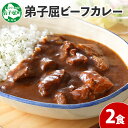  548.ビーフカレー 2個 セット 中辛 牛 牛肉 ビーフ 業務用 レトルトカレー レトルト食品 カレー 野菜 備蓄 まとめ買い 5000円 北海道 弟子屈町