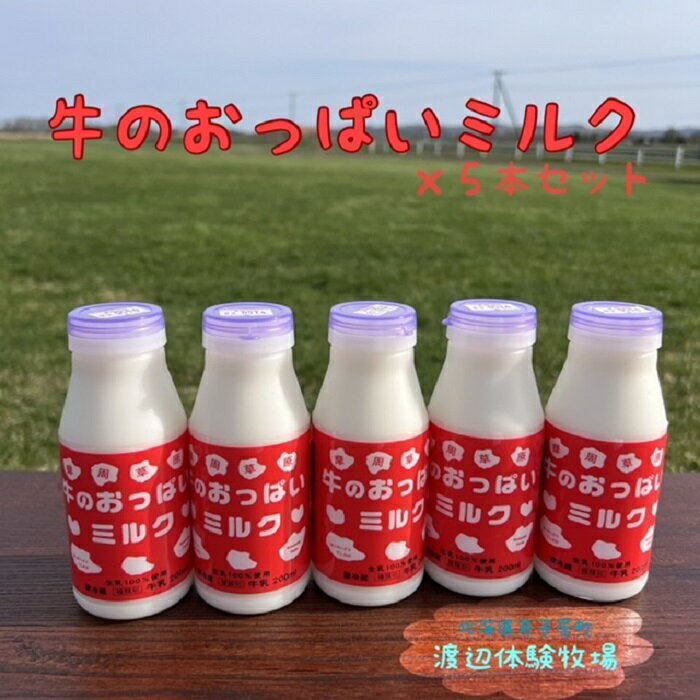 牛乳人気ランク5位　口コミ数「0件」評価「0」「【ふるさと納税】1851.牛のおっぱいミルク5本セット」