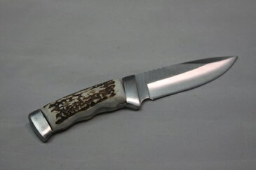 【ふるさと納税】568.弟子屈町産鹿角ナイフ(中) 30000円