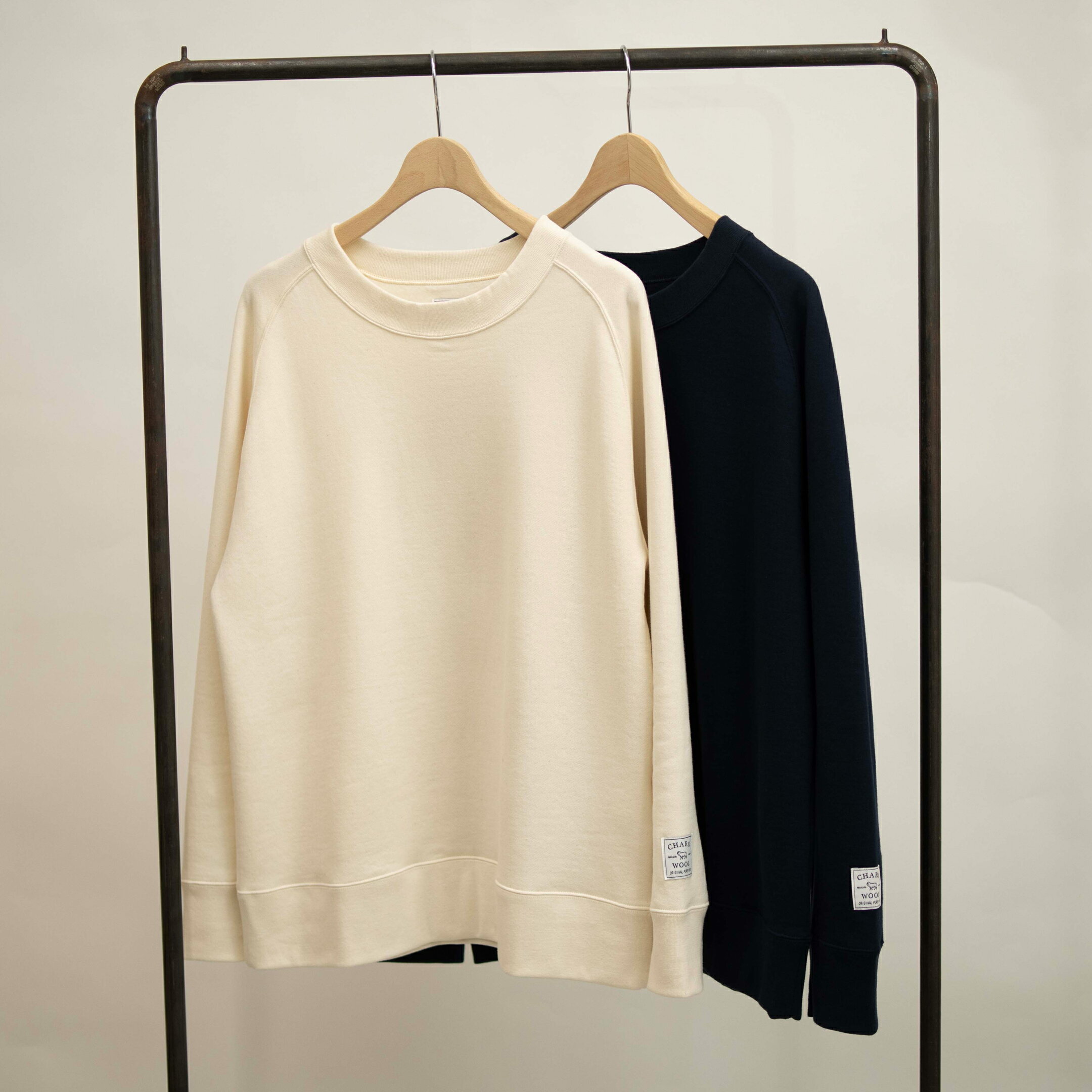 【ふるさと納税】CHARO WOOL　RAGLAN CREW SWEAT　スウェット