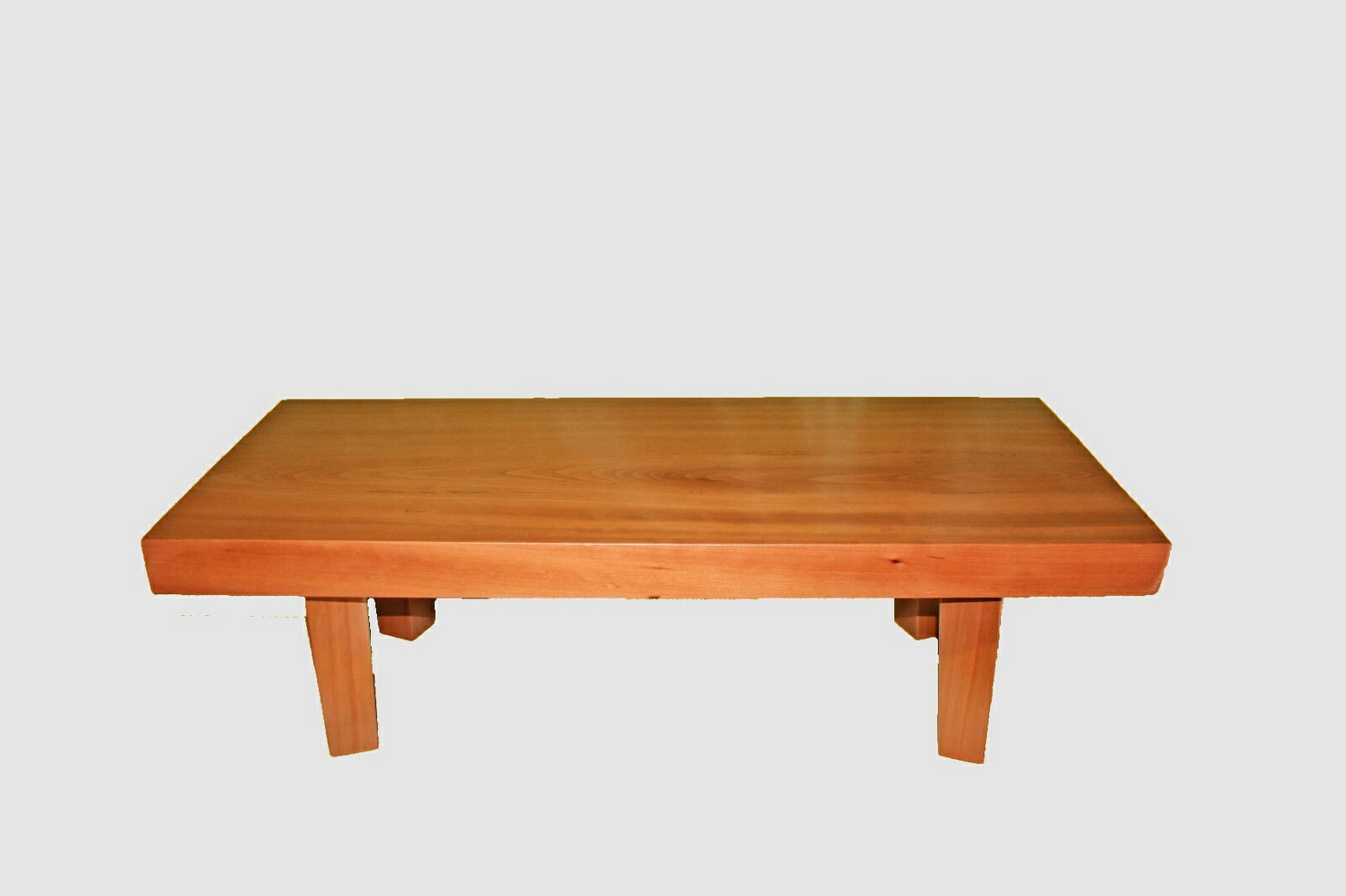 座卓（台）カツラ・一枚天板ローテーブル　手作り