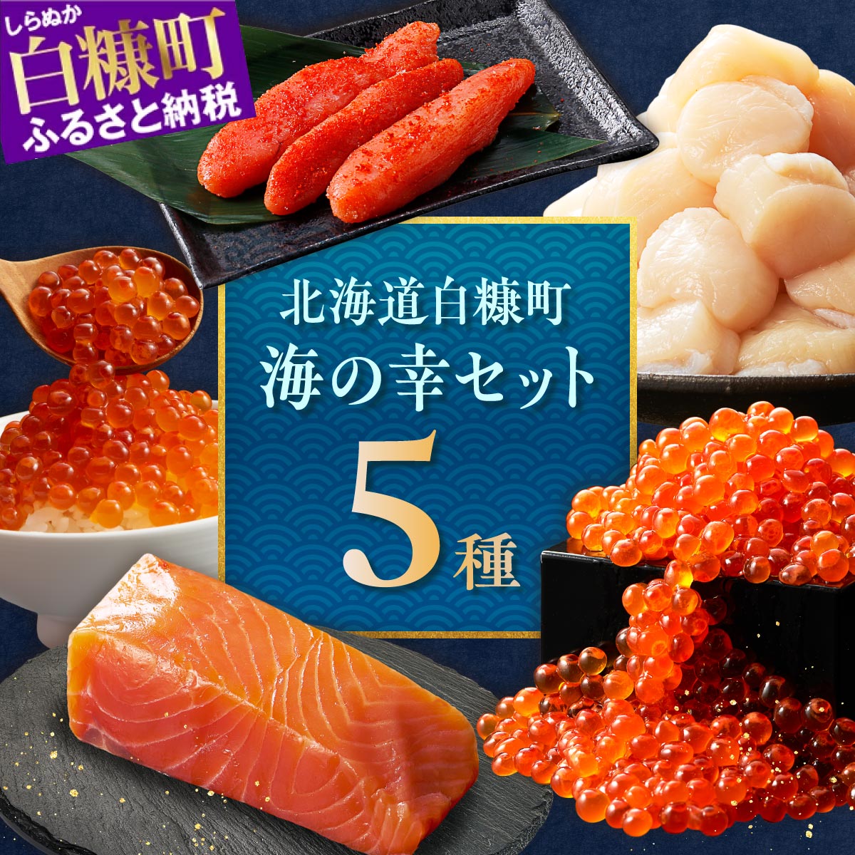 6位! 口コミ数「0件」評価「0」※2024年8月末までにお届け※北海道白糠町 海の幸セット【5種】 ふるさと納税 海鮮 ホタテ