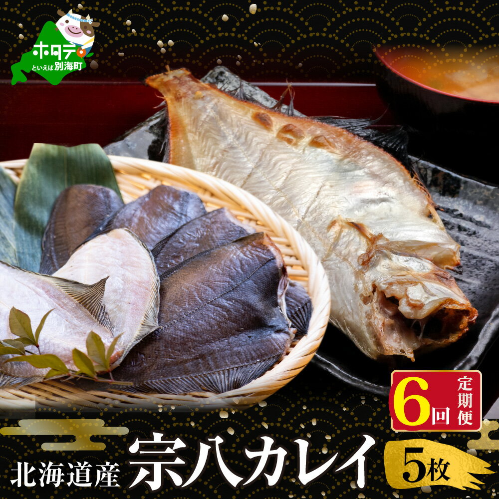 36位! 口コミ数「0件」評価「0」【定期便】北海道 産 一夜干し 宗八 カレイ 5枚 × 6ヵ月 【全 6回 】 ( 一夜干し 宗八ガレイ カレイ 宗八 かれい 干物 ひもの･･･ 