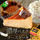 【ふるさと納税】北海道 チーズ の 濃厚 バスクチーズケーキ 500g×1個 【CM0000007】