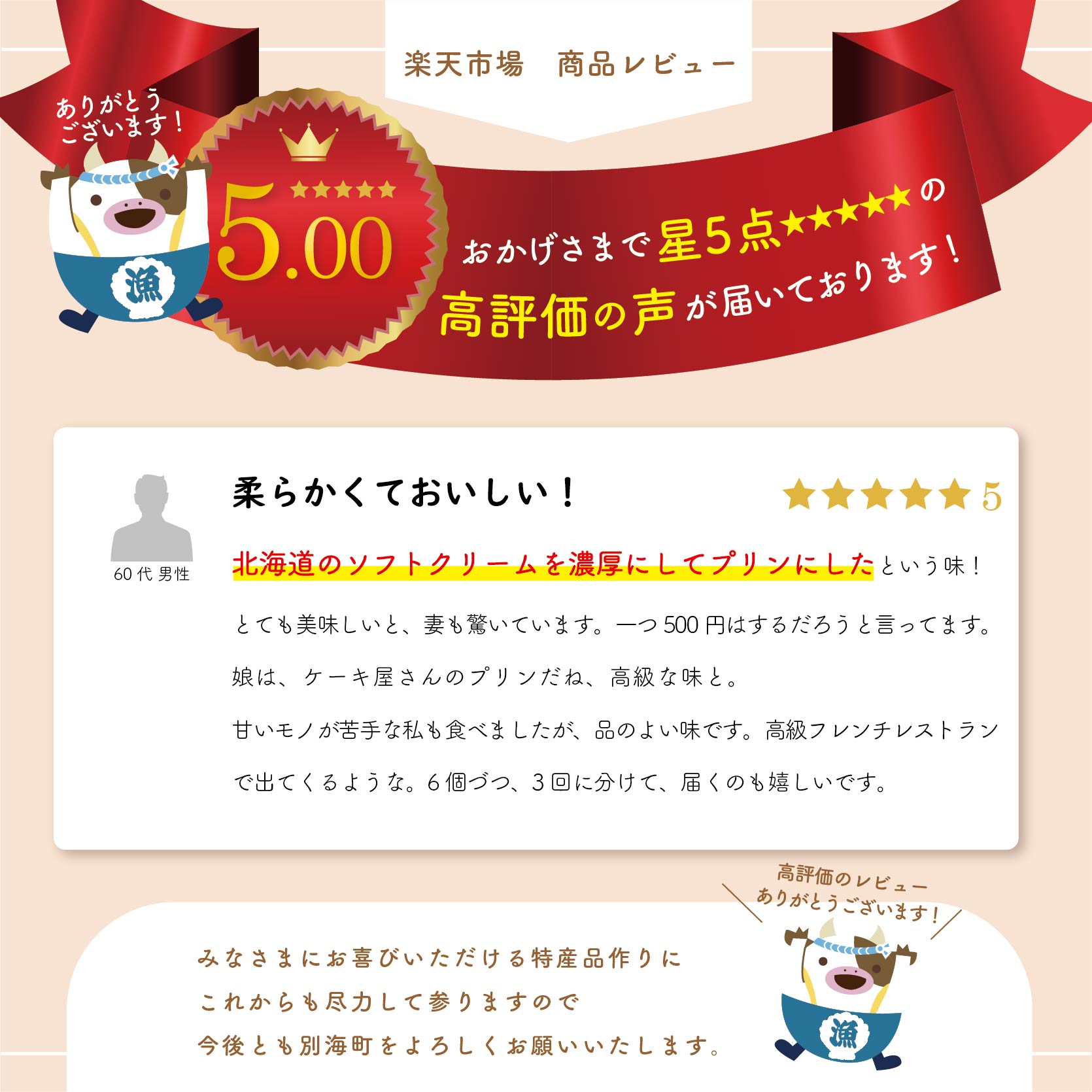 【ふるさと納税】高評価★5.00【 年3回 プリン 定期便 3ヶ月 連続 定期 】絶品 濃厚 ！ 生キャラメル プリン 6個入 × 3ヵ月【全 3回 】（ ふるさと納税 プリン 定期便 ぷりん 定期便 3ケ月 3カ月 3か月 北海道 牛乳 スイーツ ランキング 人気 ふるさと 訳あり ）