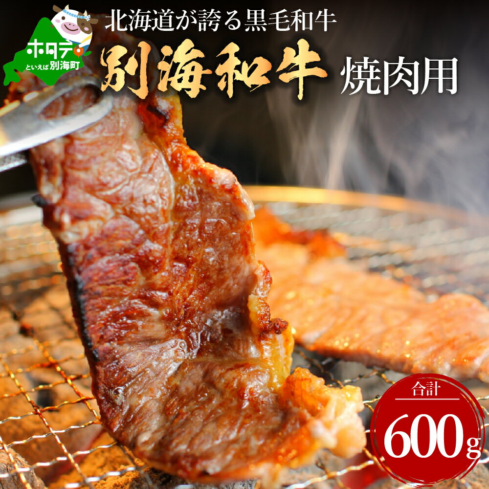 高評価☆5.00 肉 焼肉 の季節! 黒毛和牛 「 別海和牛 」 焼肉用 600g 小分け 300g×2P( ふるさと納税 肉 ふるさと納税 牛肉 焼肉 ふるさと納税 黒毛和牛 ふるさと納税 和牛 ふるさと納税 焼肉 ふるさと納税 牛 焼肉 牛肉 赤身 焼き肉 焼き肉用 送料無料 )