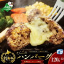 【ふるさと納税】チーズがとろける!別海チーズインハンバーグ(120g×12個)【別海牛100%と別海町ゴーダチーズ】【be046-1218】( ふるさと納税 ハ...
