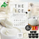 【ふるさと納税】【毎月定期便】【THE ICE】エキストラミルク8個×11ヵ月定期便（ちえのわ事業協同組合）