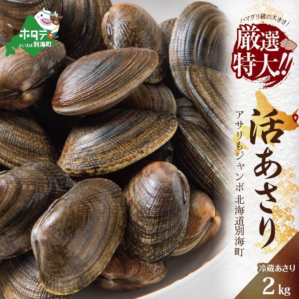 【ふるさと納税】高評価★4.57＜ 北海道 野付産 ＞ 大粒 天然 あさり 2kg （ ふるさと納税 あさり 北海道 ふるさと納税 あさり 北海道産 ふるさと納税 あさり貝 ふるさと納税 浅利 ふるさと納税 浅利貝 ふるさと納税 アサリ ふるさと あさり ふるさと納税 訳あり 貝 海鮮 ）