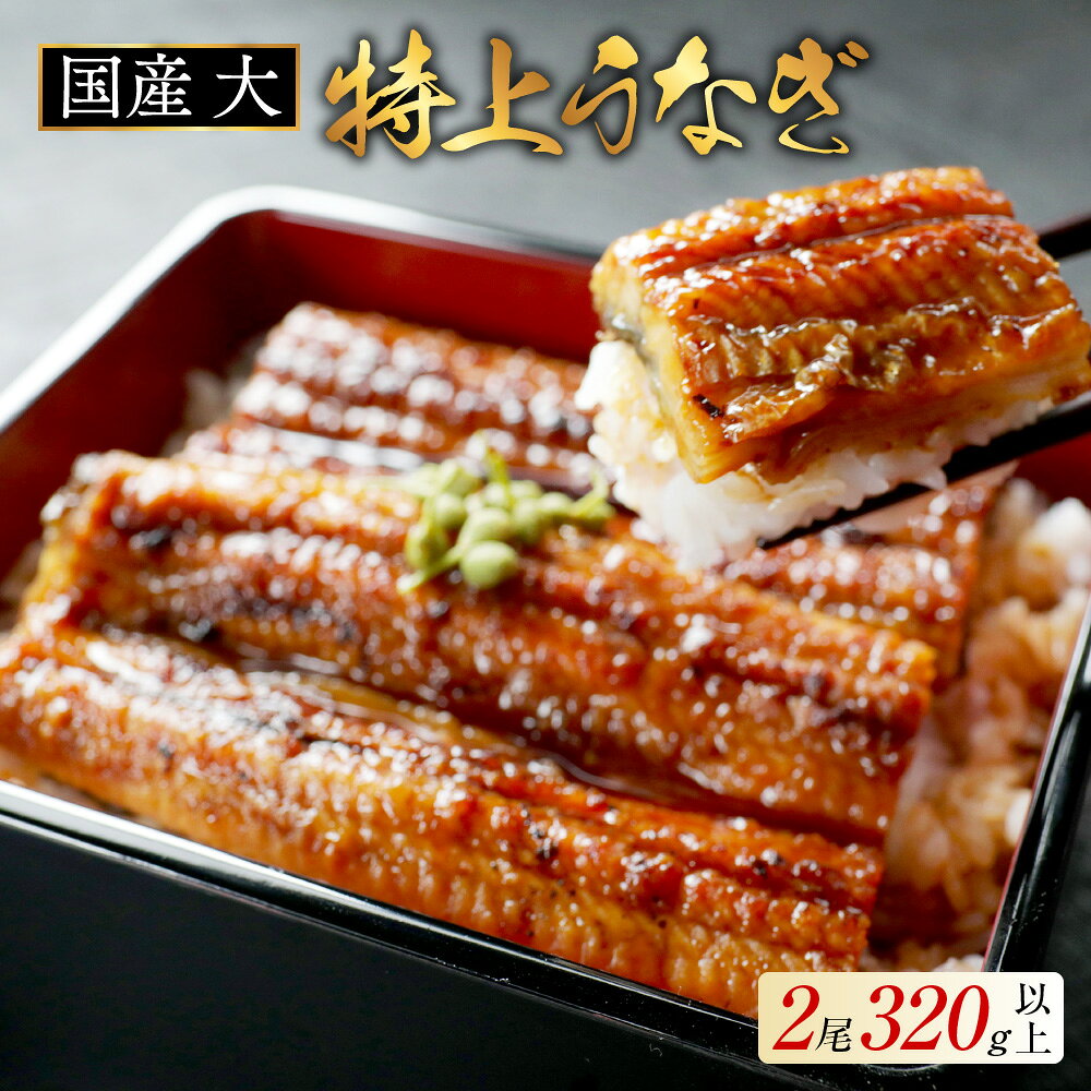 【ふるさと納税】 高評価★5.0 国産 特上 うなぎ 2尾 【発送時期が選べる】 合計 320g 以上（ 160g × 2尾 ）（ ふるさと納税 うなぎ 美味しい 鰻 国産 鰻 ふるさと 訳あり 蒲焼 うなぎの蒲焼き 惣菜 湯せん レンジ 簡単調理 小分け 北海道 別海町 ）