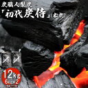 【ふるさと納税】炭職人製炭「初代 炭侍」 木炭6kg×2袋 計12kg 国産ナラ材 アウトドア 木炭 炭 ナラ材 BBQ アウトドア キャンプ バーベキュー 薪...