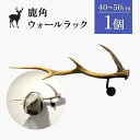 【ふるさと納税】鹿角のウォールラック 1個 40cm〜50cm | 天然 蝦夷 鹿 角 ウォールラック エゾシカ 壁掛け フック ハンガー オブジェ 雑貨 シン...