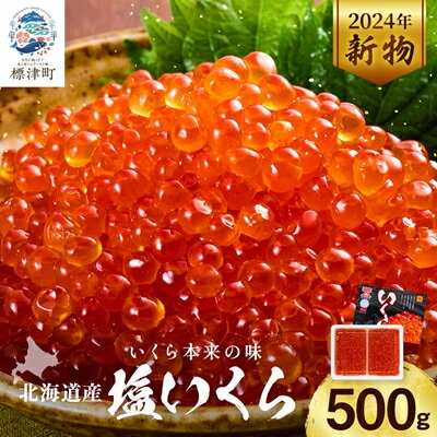 北海道産塩いくら 500g×1[配送不可地域:離島]