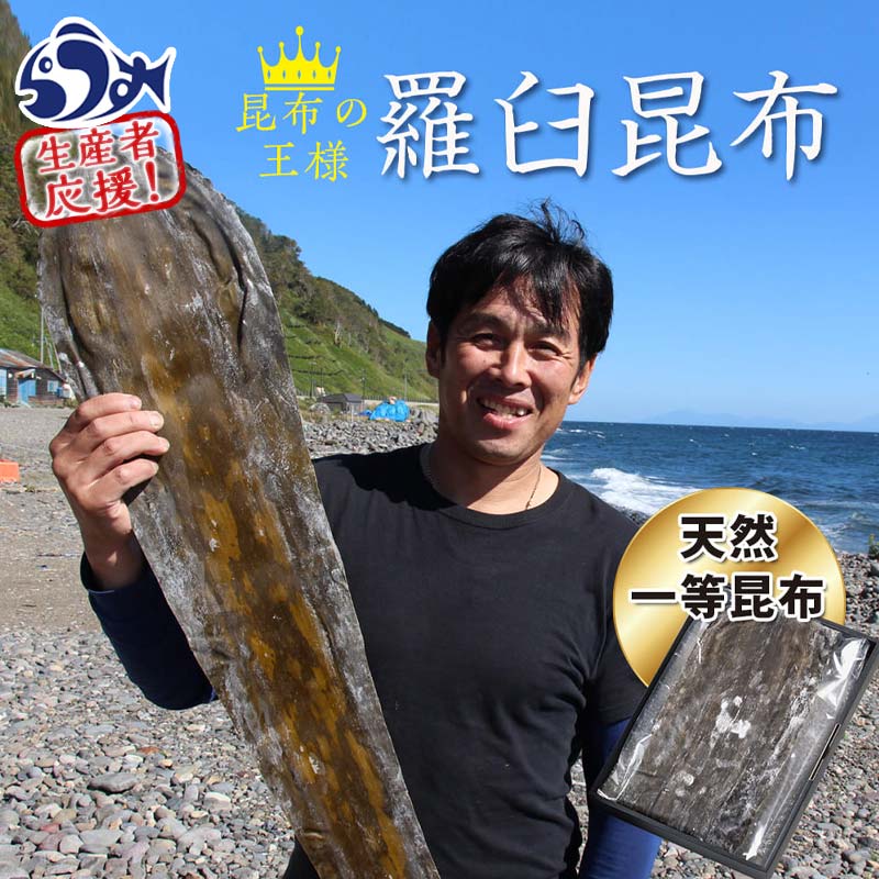 【ふるさと納税】天然1等天神さん家の花折羅臼昆布2枚入り北海