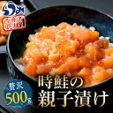 3位! 口コミ数「57件」評価「4.02」【選べる配送月】知床羅臼産 時鮭（ときしらず）の親子漬け 500g（250g×2パック）小分け いくら イクラ 醤油漬け さけ サケ シャケ･･･ 