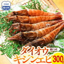 【ふるさと納税】ダイオウキジンエビ(ガサエビ) 300g えび エビ 海老 魚介 魚介類 北海道 羅臼町 海産物 冷凍 刺身 フライ 生産者 支援 応援