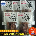 【ふるさと納税】北海道知床羅臼産 無添加手造りやりいかの素干し 40g×5袋 生産者 支援 応援