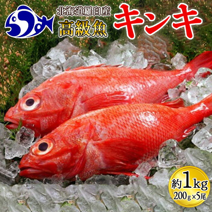 【ふるさと納税】羅臼産キンキ(煮付け、焼き物向け) 魚 北海道 知床 羅臼 魚介類 海産物 魚介 高級 めんめ 生産者 支援 応援 F21M-232のサムネイル