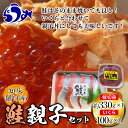 【ふるさと納税】知床羅臼産 鮭親子セット 鮭切身330g前後・醤油いくら100g 各1パック さけ サケ 鮭 切身 焼き魚 親子丼 イクラ 羅臼町 北海道 生産者 支援 応援