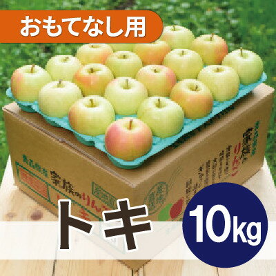 【ふるさと納税】【26年10月から順次発送】平均糖度12度以上! トキ 約10kg おもてなし用 青森県産 りんご【配送不可地域：離島・沖縄県】【1734964】